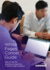 How to use the dashboard reporting in White Pages Connect